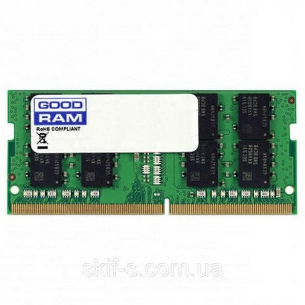 

Оперативна память GoodRam 8 GB SO-DIMM DDR4 2133 MHz, 8 GB SO-DIMM DDR4 2133 MHz (GR2133S464L15S/8G)