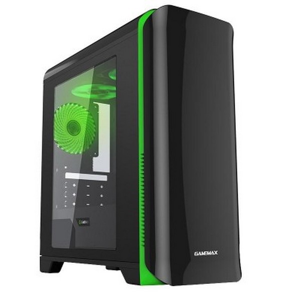 

Корпус GameMax H602 Black Green, H602 Black Green