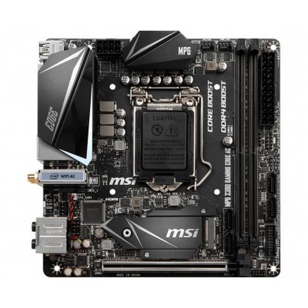 

Материнська плата MSI MPG Z390I GAMING EDGE AC, MPG Z390I GAMING EDGE AC