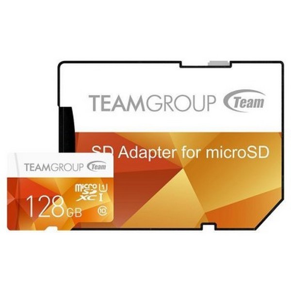 

Карта памяті MicroSDHC 128 Gb class 10 Team UHS-I + SD Adapter TCUSDX128GUHS42, 128 GB microSDXC Class 10 UHS-I + SD Adapter TCUSDX128GUHS42