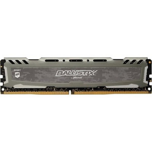 

Оперативна память Crucial 8 GB DDR4 2666 MHz Ballistix Sport LT Gray (BLS8G4D26BFSBK, 8 GB DDR4 2666 MHz Ballistix Sport LT Gray (BLS8G4D26BFSBK)