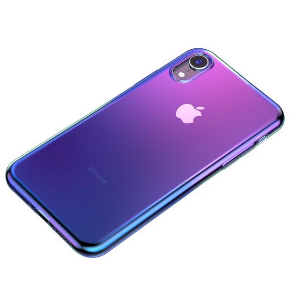 

Накладка для iPhone XR силікон Baseus Glow TR Black, iPhone XR Glow TR Black