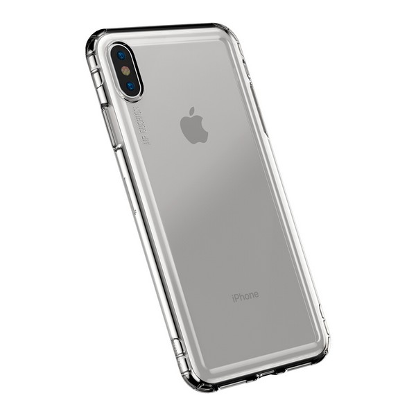 

Накладка для iPhone XS Max силікон Baseus Safety Airbags TR Black, iPhone XS Max Safety Airbags TR Black