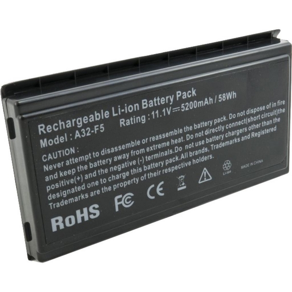 

Акумулятор для ноутбука Extradigital Asus F5 (A32-F5) (BNA3926) 5200 мАг, BNA3926