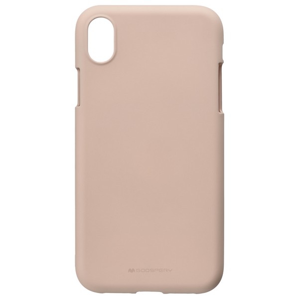 

Накладка для iPhone XR силікон Goospery SF Jelly PINK SAND, SF Jelly Case for iPhone XR Pink Sand