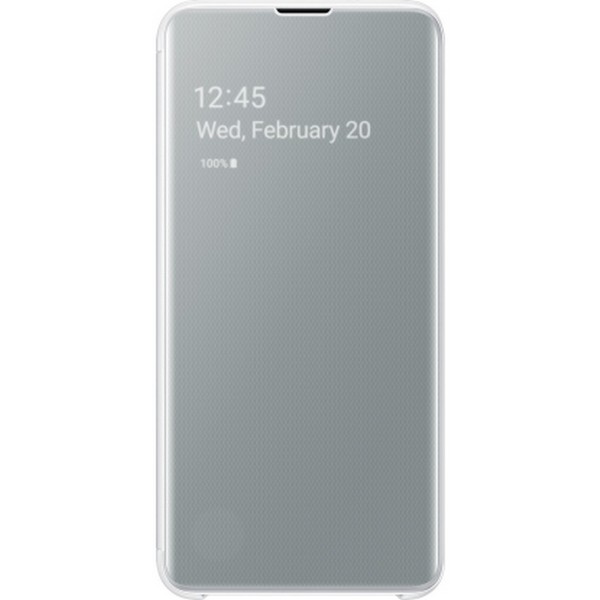 

Чохол-книжка для Samsung Galaxy G970 S10e силікон Clear View Cover EF-ZG970CWEGRU White, S10e Clear View Cover