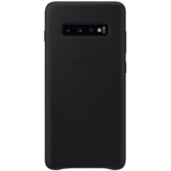 

Накладка для Samsung Galaxy G975 S10 Plus шкіра Leather Cover EF-VG975LBEGRU Black, S10 Plus Leather Cover