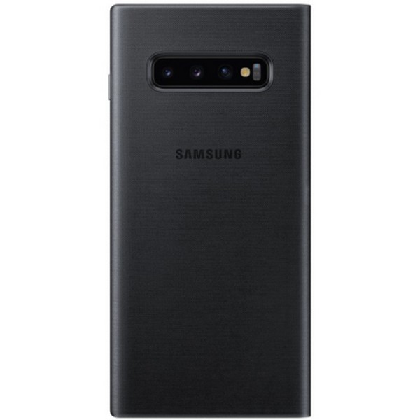 

Чохол-книжка для Samsung Galaxy G975 S10 Plus силікон LED View Cover EF-NG975PBEGRU Black, S10 Plus LED View Cover