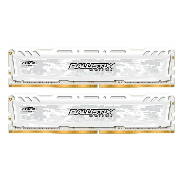 

Оперативна память Micron Crucial DDR4 3000 8GBx2 Ballistix Sport CL15 288 pin, 16 GB (2x8GB) DDR4 3000 MHz Ballistix Sport (BLS2K8G4D30AESCK)