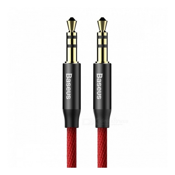 

Кабель 3,5 мм (папа) = 3,5 мм (папа) Baseus Yiven Audio Cable M30 0.5M Red Black, CAM30-A91