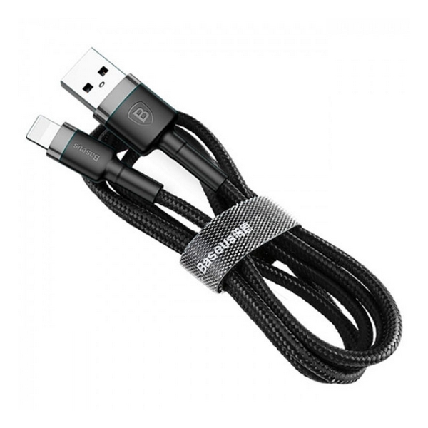 

Кабель USB (папа) = microUSB (папа) 0.5 м Baseus cafule 2.4A Gray+Black, CAMKLF-AG1