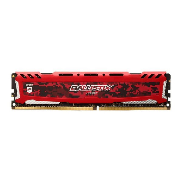 

Оперативна память Crucial 8 GB DDR4 3200 MHz Ballistix Sport LT Red (BLS8G4D32AESEK, 8 GB DDR4 3200 MHz Ballistix Sport LT Red (BLS8G4D32AESEK)