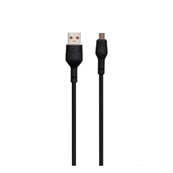 

Кабель USB (папа) = microUSB (папа) 1м 5.0A XO NB55 Black, NB55