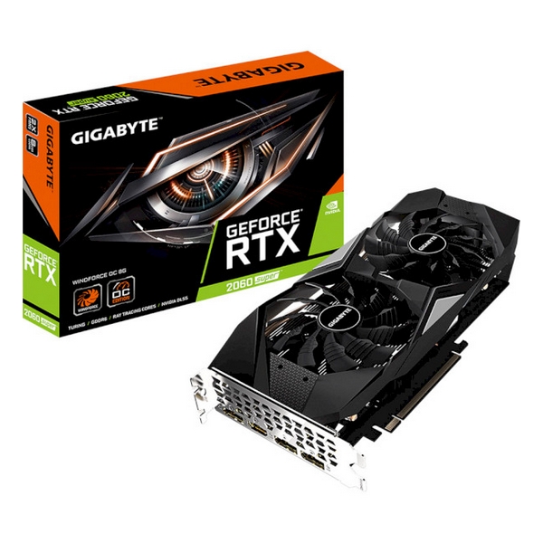 

Відеокарта Gigabyte GeForce RTX 2060 SUPER WINDFORCE OC 8G (GV-N206SWF2OC-8GD, GeForce RTX 2060 SUPER WINDFORCE OC 8G (GV-N206SWF2OC-8GD)