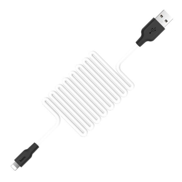 

Кабель USB (папа) = Apple Lightning Hoco X21 1м 2A Silver, X21 Lightning