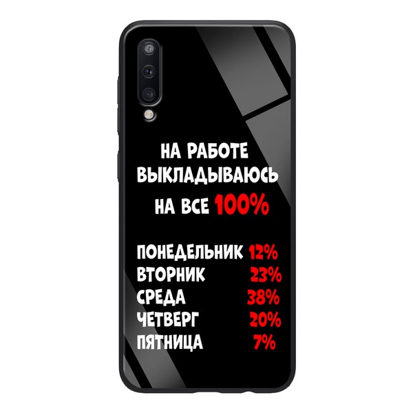 

Накладка для Samsung Galaxy A505 A50/A507 A50s/A307 A30s TPU+Glass ForFun На работе, Samsung Galaxy A505 A50/A507 A50s/A307 A30s TPU ForFun