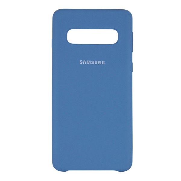 

Накладка для Samsung Galaxy G973 S10 Silicone case Blue, Samsung Galaxy G973 S10 Silicone case