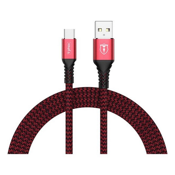 

Кабель USB (папа) = USB type C (папа) 1 м T-PHOX Jagger (T-C814) Red, USB Cabel to USB-C Jagger 1m Red (T-C814 red)