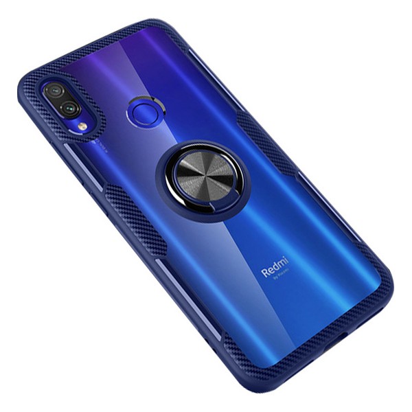 

Накладка для Xiaomi Redmi Note 7 Deen CrystalRing під магнітний тримач Transparent/Blue, Xiaomi Redmi Note 7 Deen CrystalRing под магнитный держатель