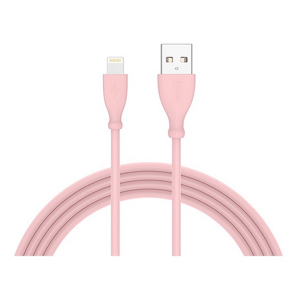 

Кабель USB (папа) = Apple Lightning (папа) 1 м T-Phox T-L817 Pink, T-L817 Pink