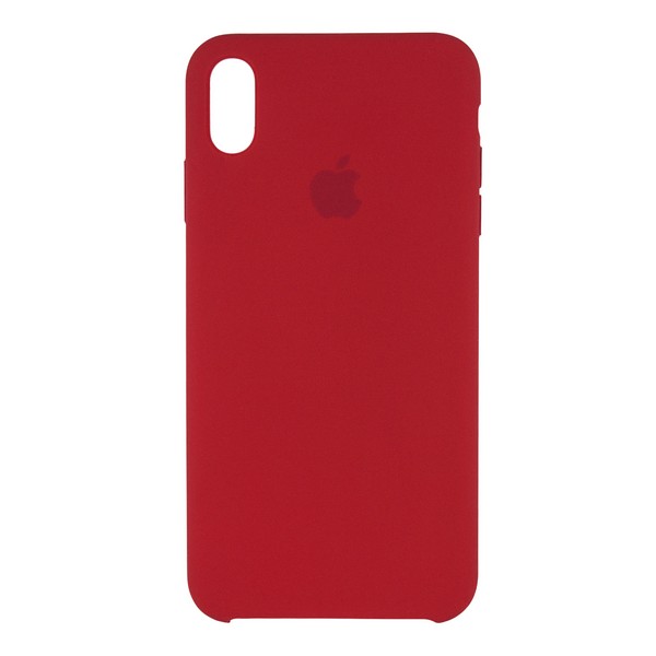 

Накладка для iPhone XS Max Silicone case (A) Red, iPhone Xs Max Silicone case (A)