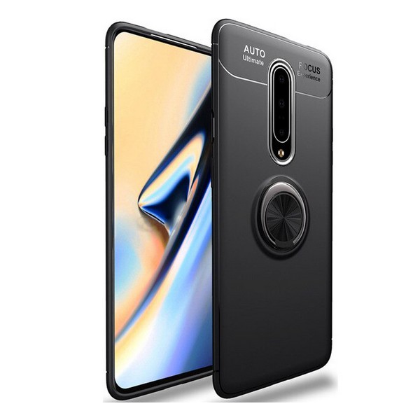 

Накладка для OnePlus 7 Pro TPU Deen ColorRing під магнітний тримач Black, OnePlus 7 Pro TPU Deen ColorRing под магнитный держатель