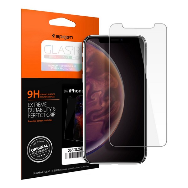 

Захисне скло Apple iPhone 11 Pro Max/iPhone Xs Max Glas.tR SLIM HD (065GL24540) прозоре Spigen, Glas.tR SLIM HD for iPhone XS Max (065GL24540)