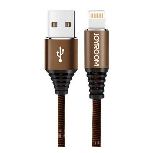 

Кабель USB (папа) = Apple Lightning (папа) 1 м Joyroom 6956116750268 Brown, 6956116750268 Brown