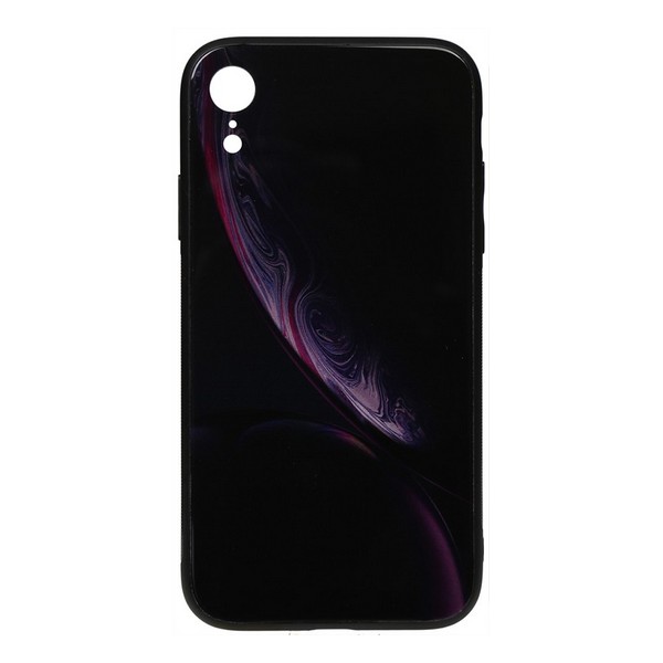 

Накладка для iPhone XR TOTO Print Glass Space Case Black, Print Glass Space Case iPhone XR Amethyst