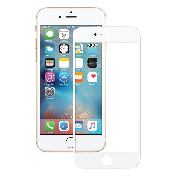 

Захисне скло Apple iPhone 6 Plus/6s Plus 2.5D Full Cover Tempered Glass прозоре (біле) Mocolo, 2.5D Full Cover Tempered Glass iPhone 6/6s Plus Silk White (PG234)