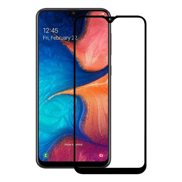 

Захисне скло Samsung Galaxy A205 A20 3D 9H Full Glue Glass прозоре (чорне) EpiK, 3D 9H Full Glue Glass Samsung Galaxy A20/A30/A30s/A50/A50s