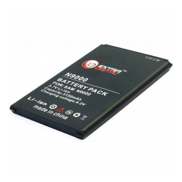 

Акумулятор ExtraDigital Samsung N9000 Galaxy Note 3 3150mAh, Аккумулятор для Samsung SM-N9000 Galaxy Note 3 (3150 mAh) - BMS1148