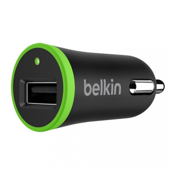 

Адаптер автомобільний універсальний 1xUSB 2.4A Belkin F8J054btBLK Black, F8J054btBLK