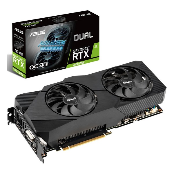 

Відеокарта Asus DUAL-RTX2060S-O8G-EVO, DUAL-RTX2060S-O8G-EVO