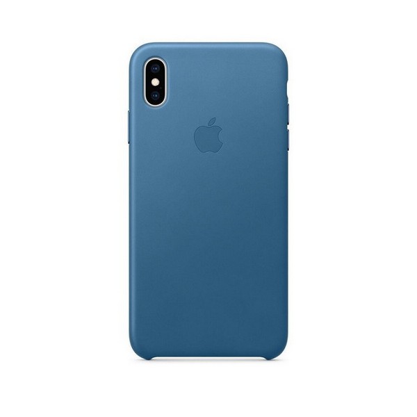 

Накладка для iPhone XS Max Leather case Cape Cod Blue (MTEW2, iPhone XS Max Leather Case