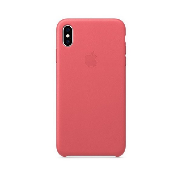 

Накладка для iPhone XS Max Leather case Peony Pink (MTEX2, iPhone XS Max Leather Case