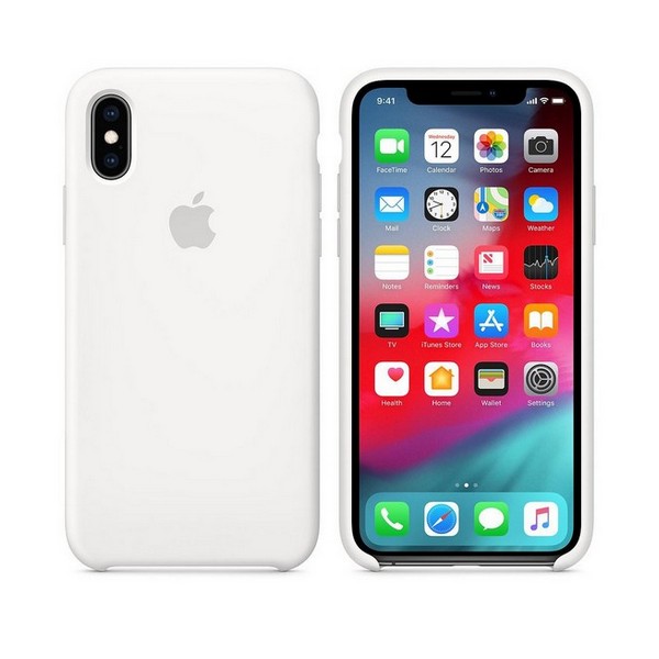 

Накладка для iPhone XS Silicone case White (MRW82, iPhone XS Silicone Case