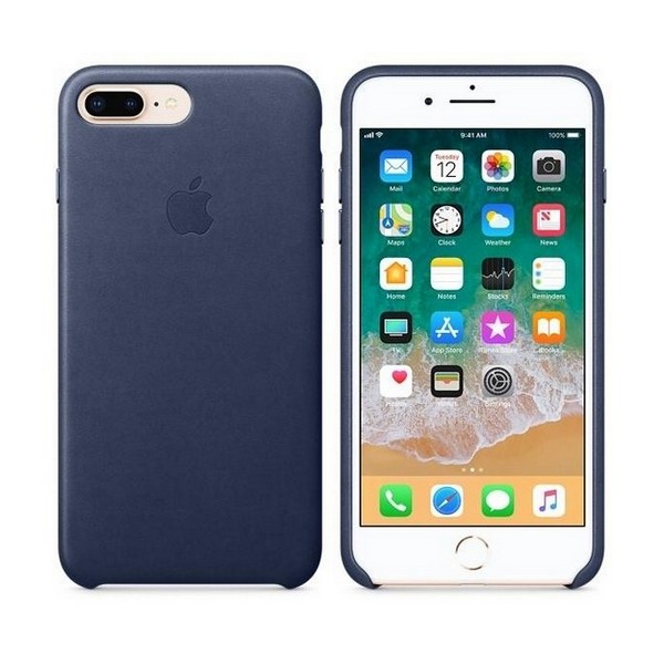 

Накладка для iPhone 7 Plus/iPhone 8 Plus Leather case Midnight Blue (MQHL2, iPhone 8 Plus / 7 Plus Leather Case