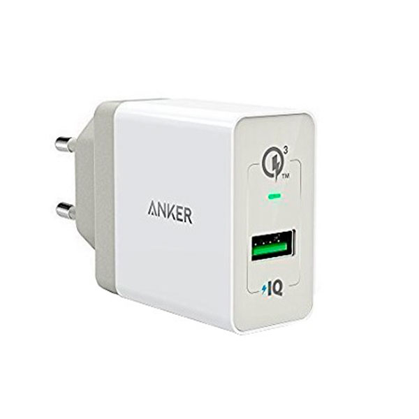 

Адаптер мережевий універсальний 1xUSB 3А Anker PowerPort+ QC 3.0 A2013321 White, PowerPort+ 1 with QC 3.0 & PowerIQ White (A2013321)