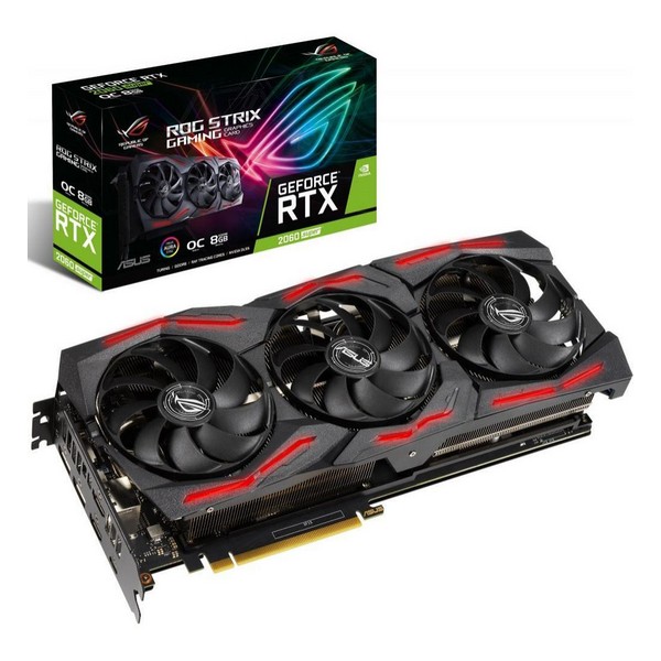 

Відеокарта Asus ROG-STRIX-RTX2060S-O8G-EVO-GAMING, ROG-STRIX-RTX2060S-O8G-EVO-GAMING