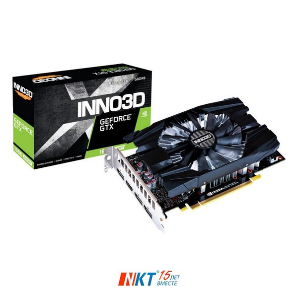 

Відеокарта Inno3D GeForce GTX 1660 SUPER Compact (N166S1-06D6-1712VA29, GeForce GTX 1660 SUPER Compact (N166S1-06D6-1712VA29)