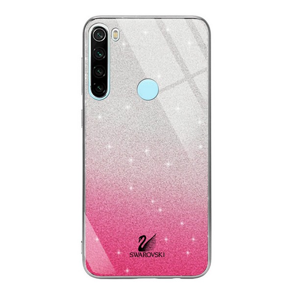 

Накладка для Xiaomi Redmi Note 8 Epik TPU+Glass Swarovski Crimson, Swarovski для Xiaomi Redmi Note 8