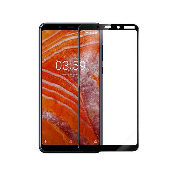 

Захисне скло Nokia 3.1 Plus прозоре (чорне) PowerPlant, Nokia 3.1 Plus Full screen Black (GL606245)