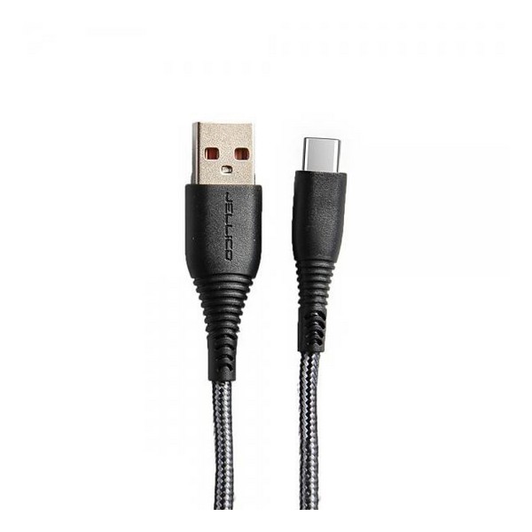 

Кабель USB (папа) = USB type C (папа) 1.2 м Jellico KDS-51 Gray, KDS-51 Type-C 1.2m 5A Grey