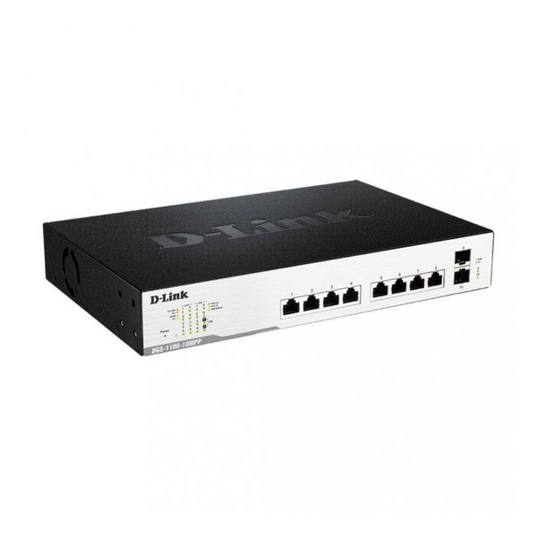 

Світч D-Link DGS-1100-10MPP 8 портів, DGS-1100-10MPP