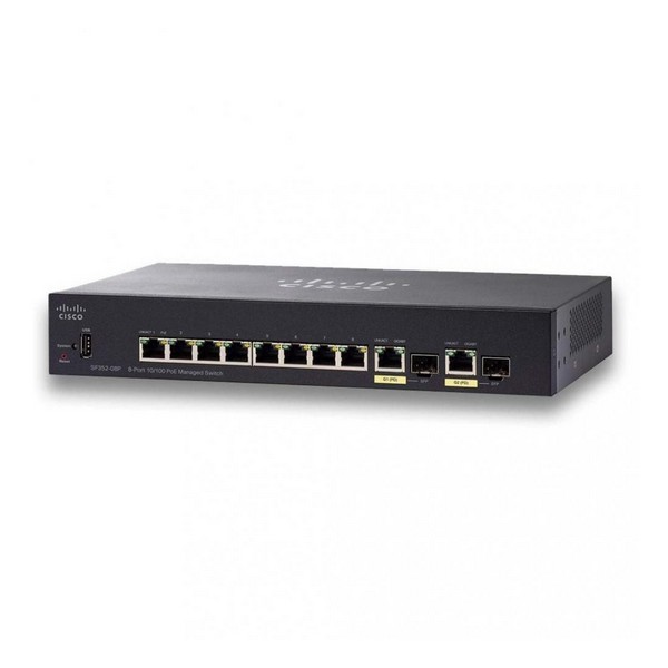 

Світч Cisco SF352-08P-K9-EU 8 портів, SF352-08P-K9-EU