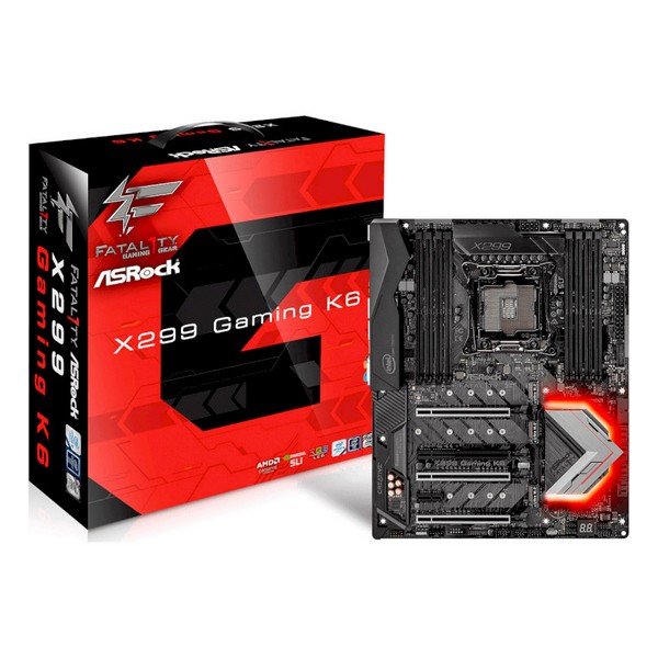 

Материнська плата ASRock Fatal1ty X299 Gaming K6, Fatal1ty X299 Gaming K6