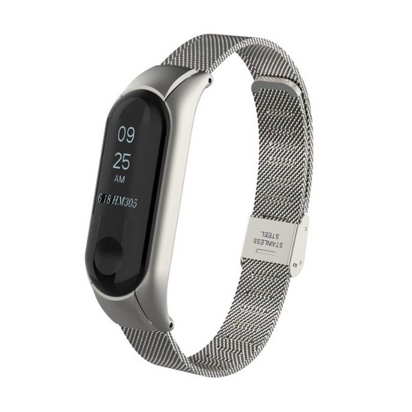 

Ремінь для браслету Xiaomi Mi Band 3/Mi Band 4 металевий ArmorStandart Metal Milanese 4303 Silver, ArmorStandart Metal Milanese