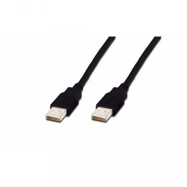 

Кабель USB (папа) = USB (папа) 1.8 м Digitus AK-300100-018-S Black, AK-300100-018-S