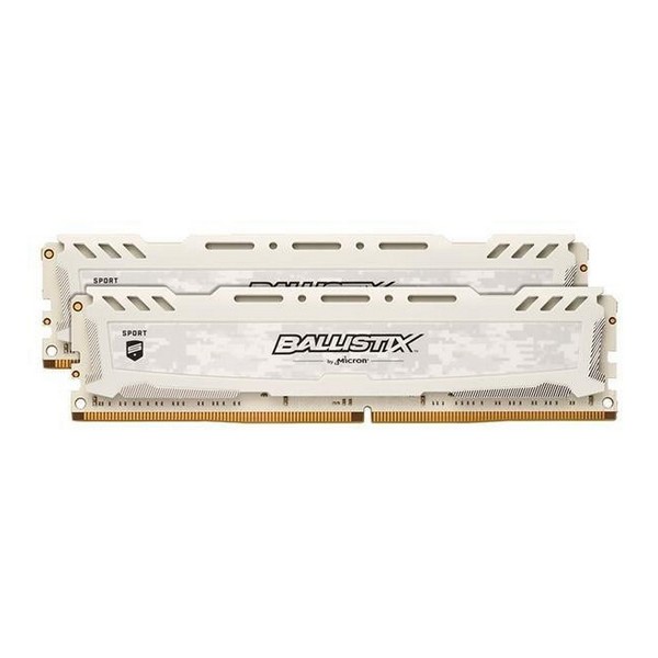 

Оперативна память Crucial 16 GB (2x8GB) DDR4 3200 MHz Ballistix Sport LT White (BLS2K8G4D32AESCK, 16 GB (2x8GB) DDR4 3200 MHz Ballistix Sport LT White (BLS2K8G4D32AESCK)